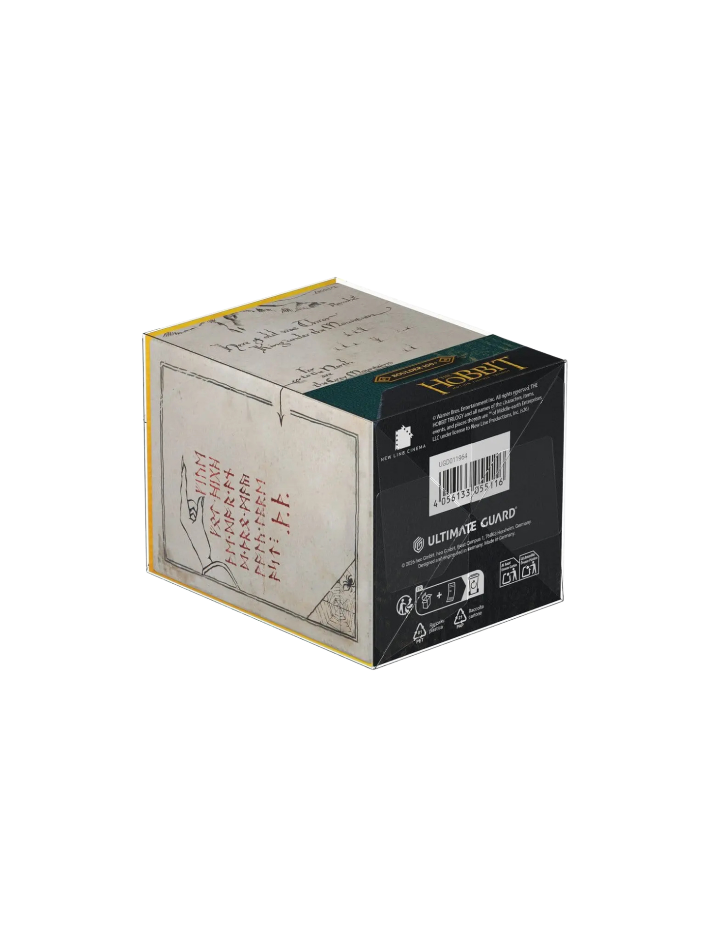 The Hobbit Thrór's Map Glow in the Dark Boulder Deck Case Standard Size (100+)
