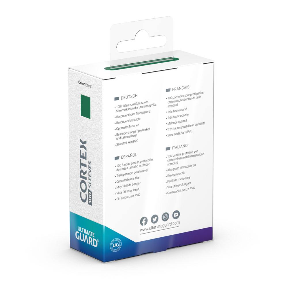 Cortex Sleeves Standard Size (100) - Green