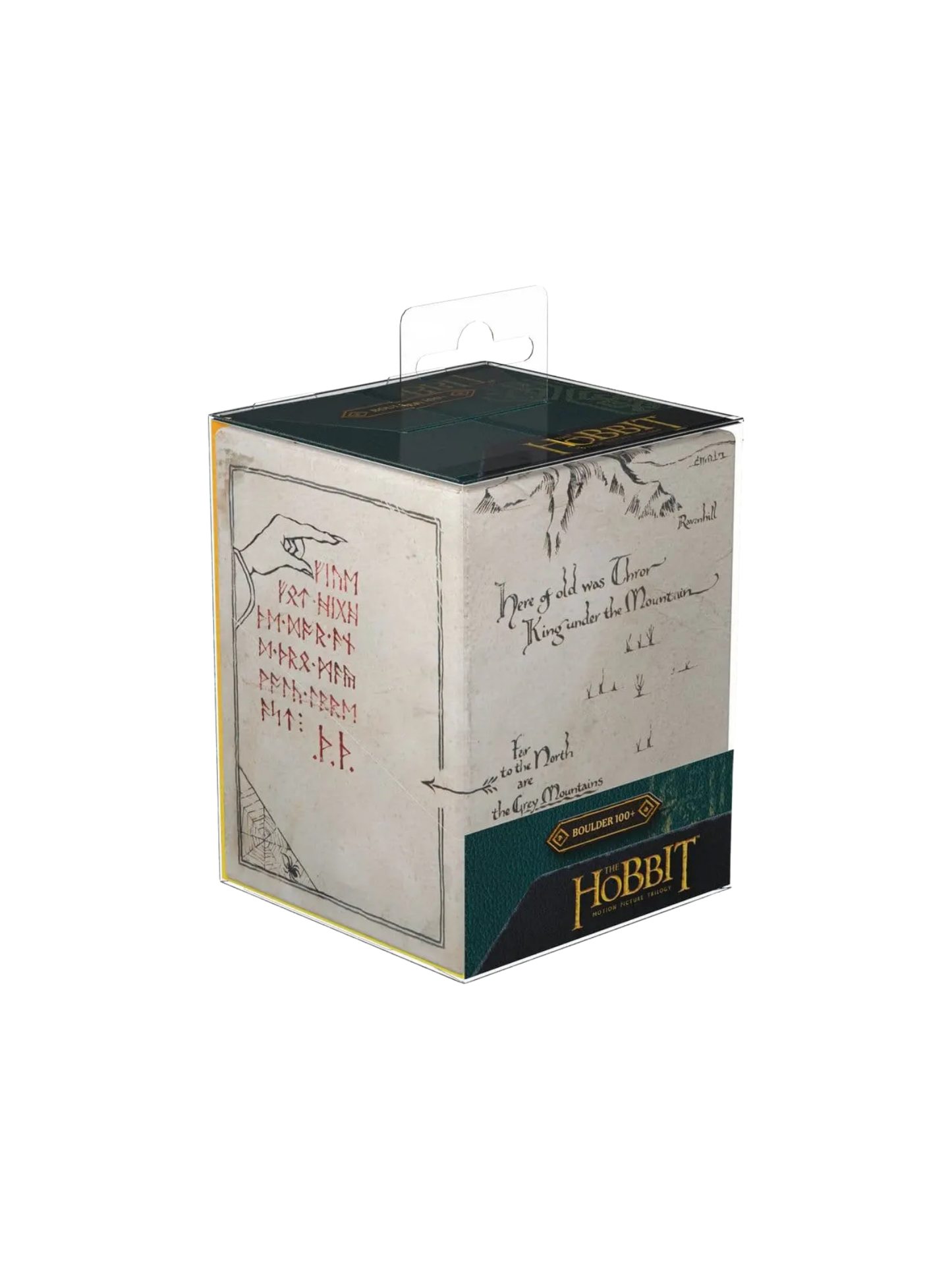 The Hobbit Thrór's Map Glow in the Dark Boulder Deck Case Standard Size (100+)