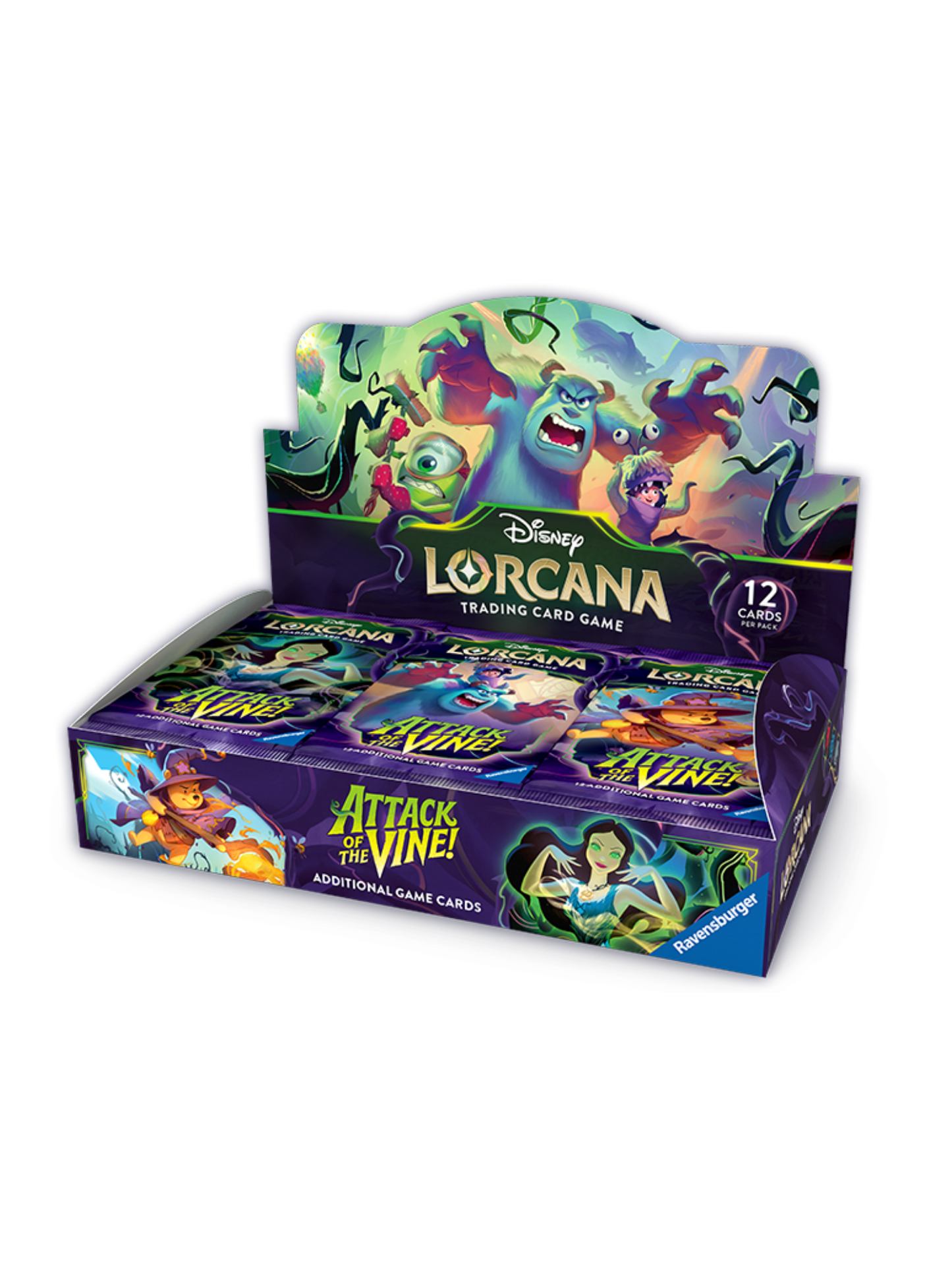 Disney Lorcana Attack of the Vine Booster Display Boks