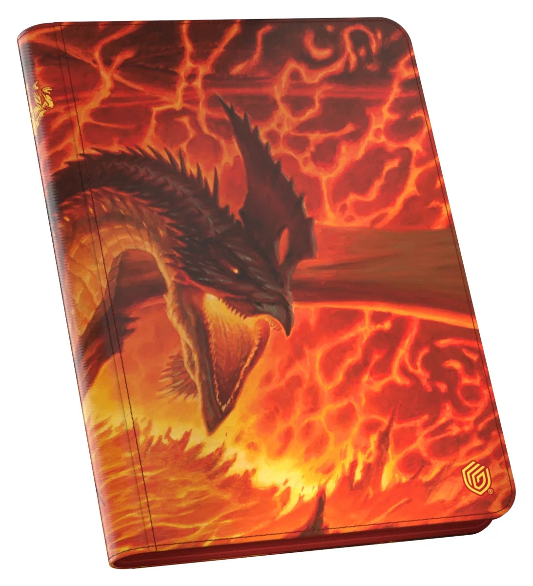Zipfolio 360 18-Pocket Xenoskin - Tarkir Dragonstorm, Magmatic Hellkite