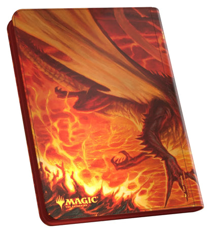 Zipfolio 360 18-Pocket Xenoskin - Tarkir Dragonstorm, Magmatic Hellkite
