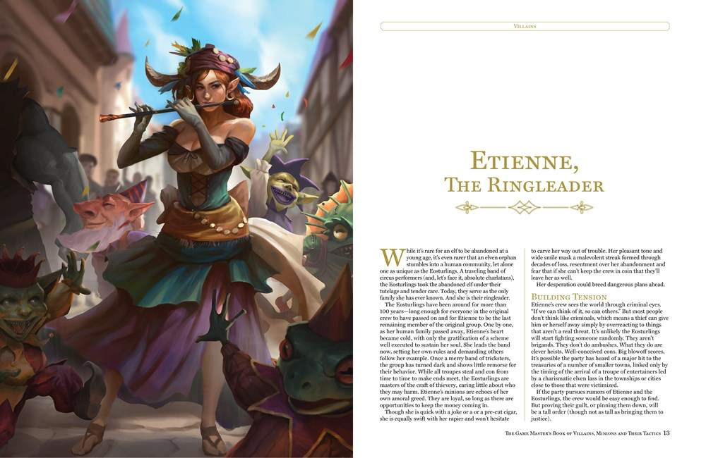 The Game Master's Book of Villains, Minions and Their Tactics