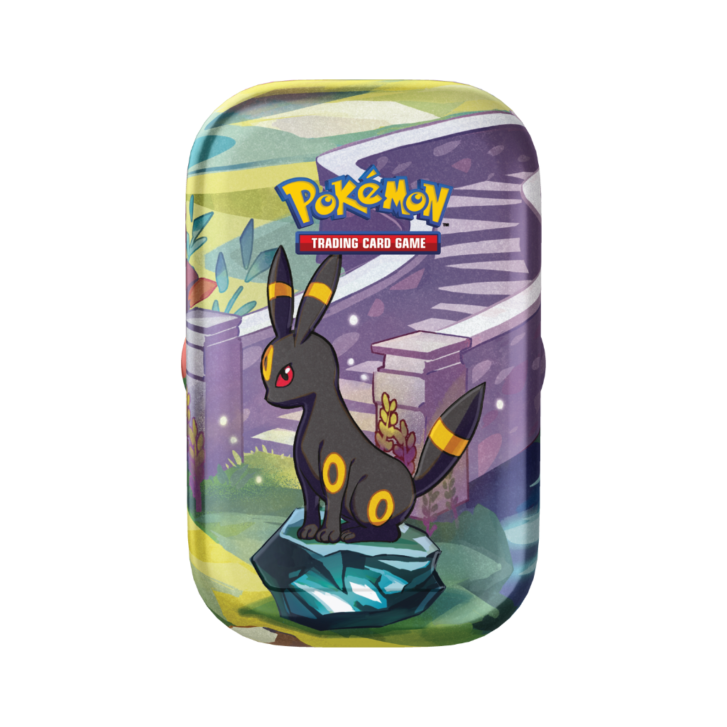 Prismatic Evolutions Mini Tin