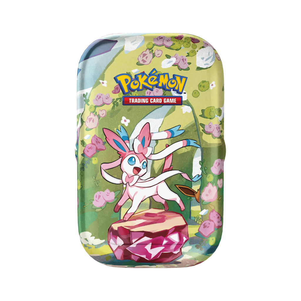 Prismatic Evolutions Mini Tin