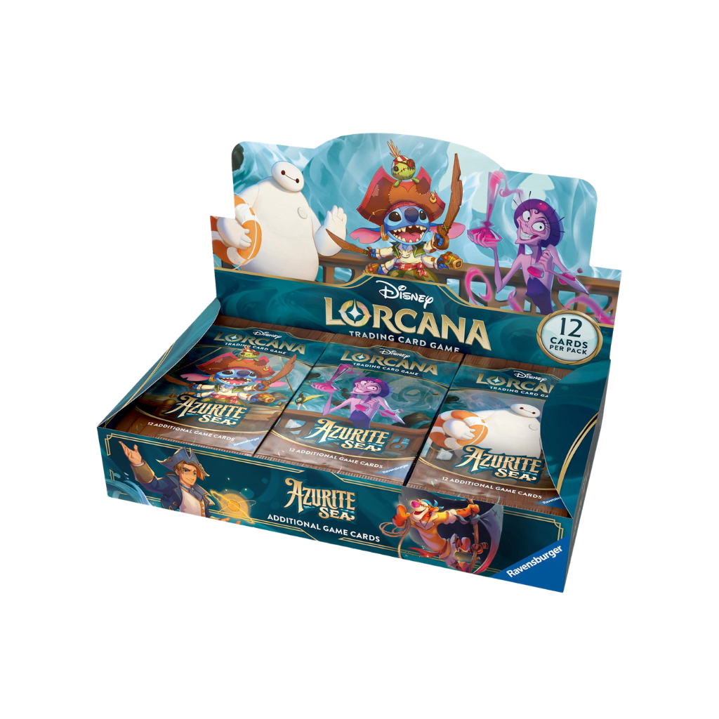 Disney Lorcana Azurite Sea Booster Display Boks