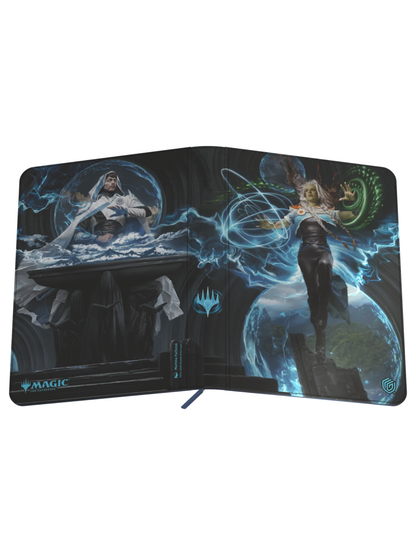 Zipfolio 360 18-Pocket Xenoskin - Reality Fracture - Jace, Reality Sculptor  - Tam, the Possibility