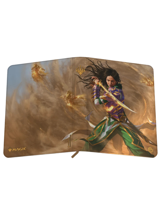 Zipfolio 360 18-Pocket Xenoskin - Tarkir Dragonstorm, Descendant of Storms