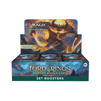The Lord of the Rings: Tales of Middle-earth Set Booster Display Boks