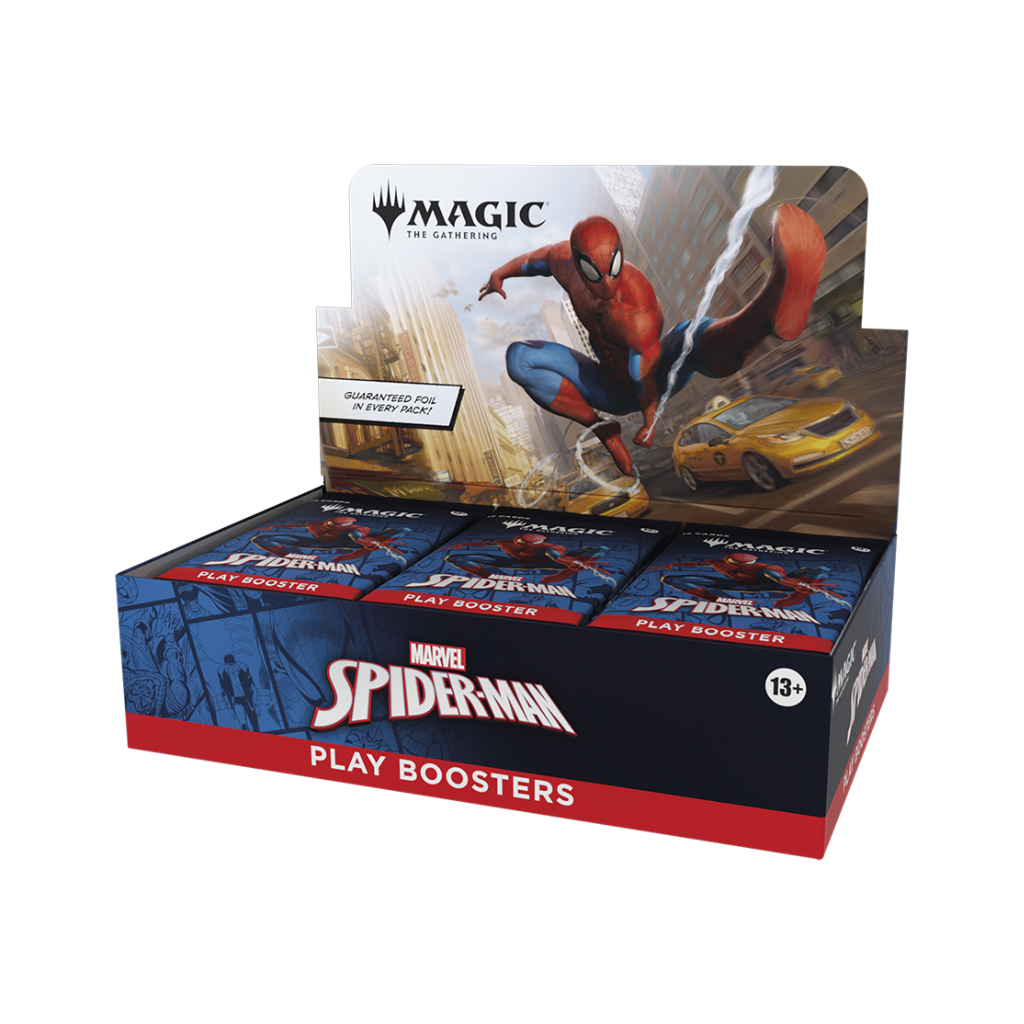 Spider-Man Play Booster Display Boks