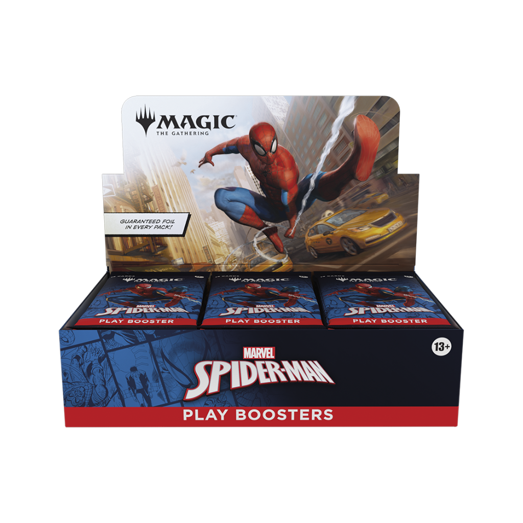 Spider-Man Play Booster Display Boks
