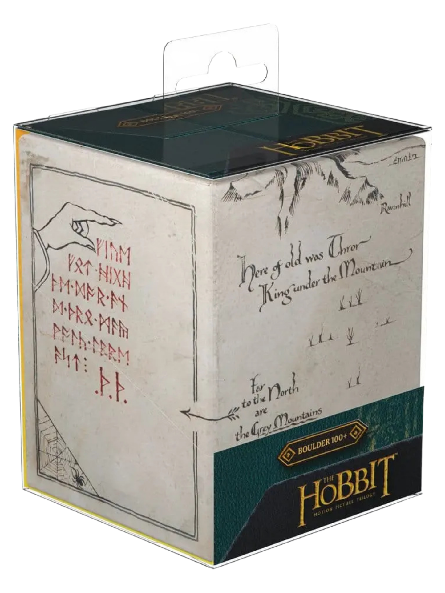The Hobbit Thrór's Map Glow in the Dark Boulder Deck Case Standard Size (100+)