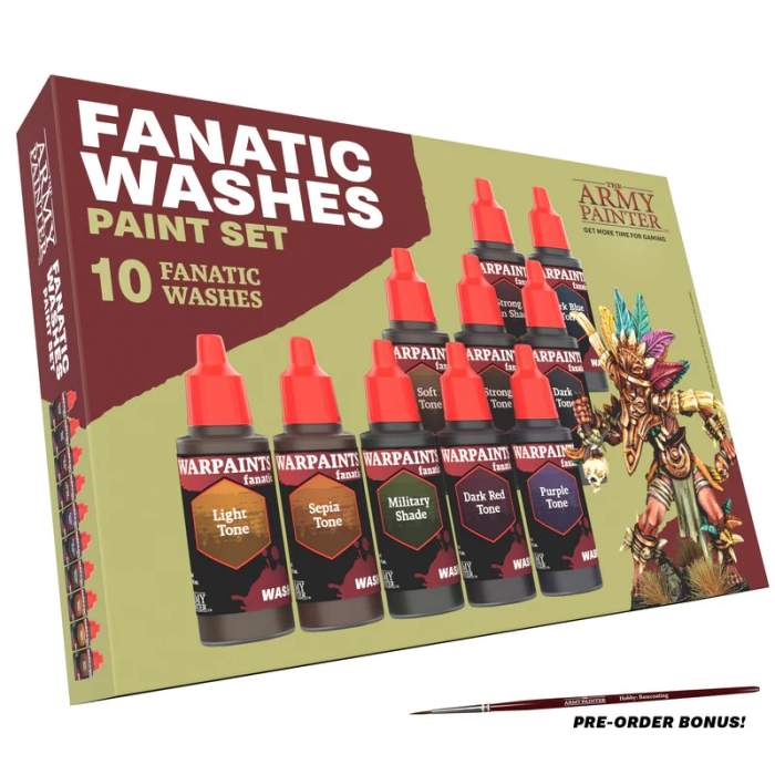 The Army Painter: Warpaints Fanatic Washes Paint Set