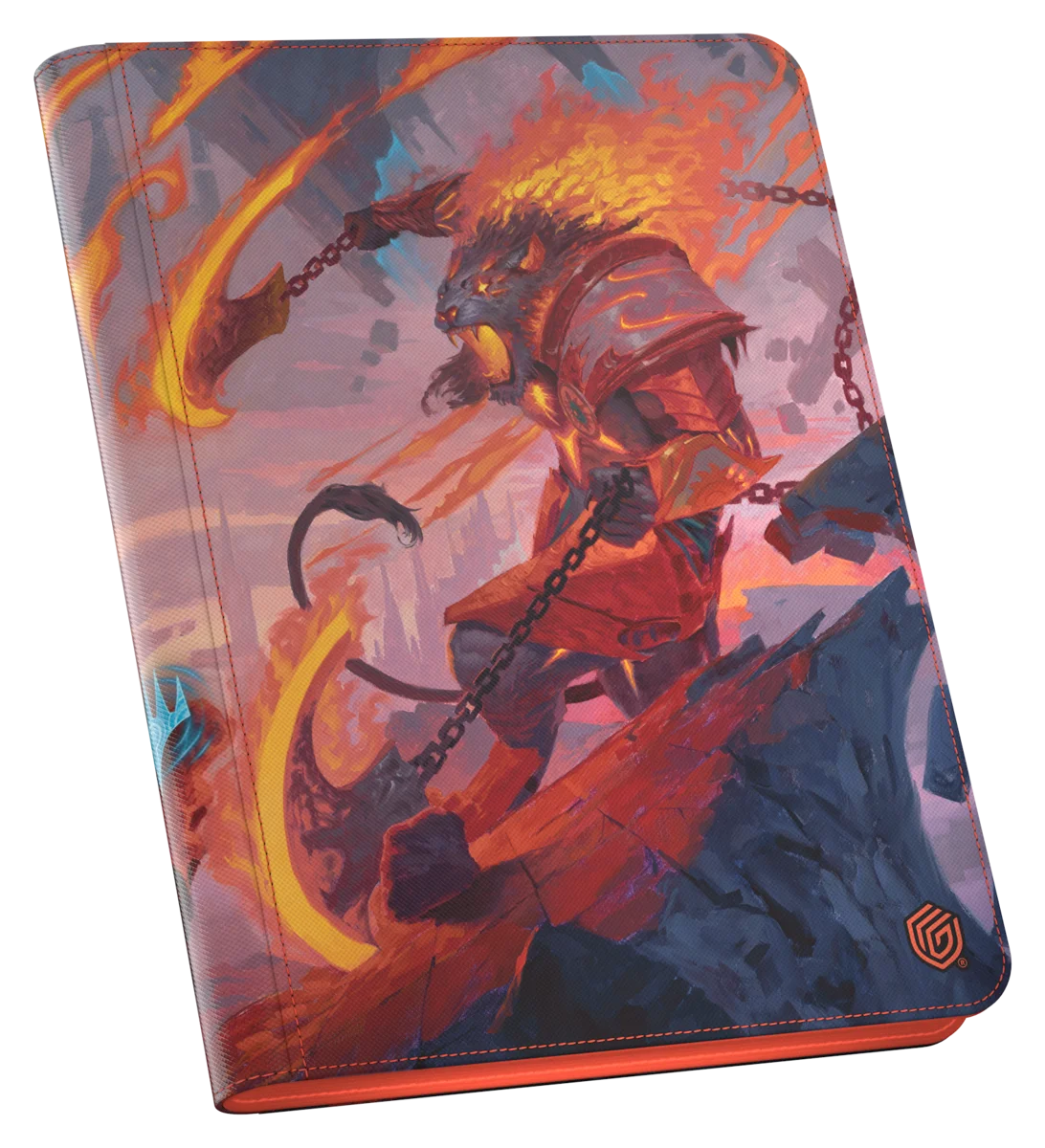 Zipfolio 360 18-Pocket Xenoskin - Reality Fracture - Ajani Resolute - Ajani Unrelenting