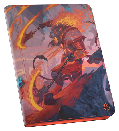 Zipfolio 360 18-Pocket Xenoskin - Reality Fracture - Ajani Resolute - Ajani Unrelenting