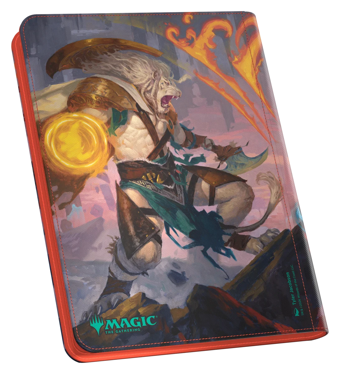 Zipfolio 360 18-Pocket Xenoskin - Reality Fracture - Ajani Resolute - Ajani Unrelenting