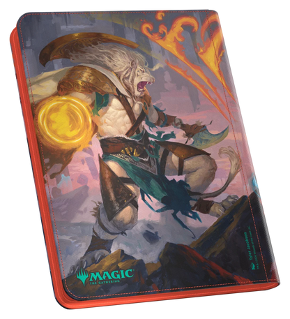 Zipfolio 360 18-Pocket Xenoskin - Reality Fracture - Ajani Resolute - Ajani Unrelenting