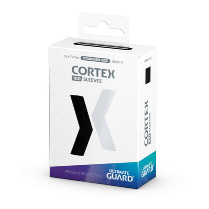 Cortex Sleeves Standard Size  (100) - Black