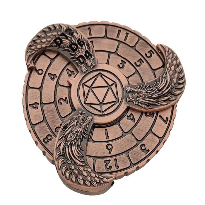 Roulette Dice Dragon Head Copper