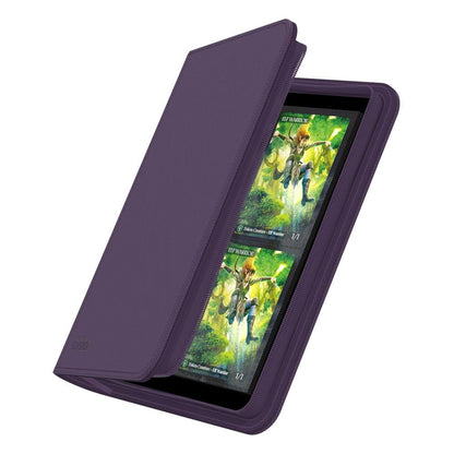 Zipfolio 160 8-Pocket Xenoskin - Purple