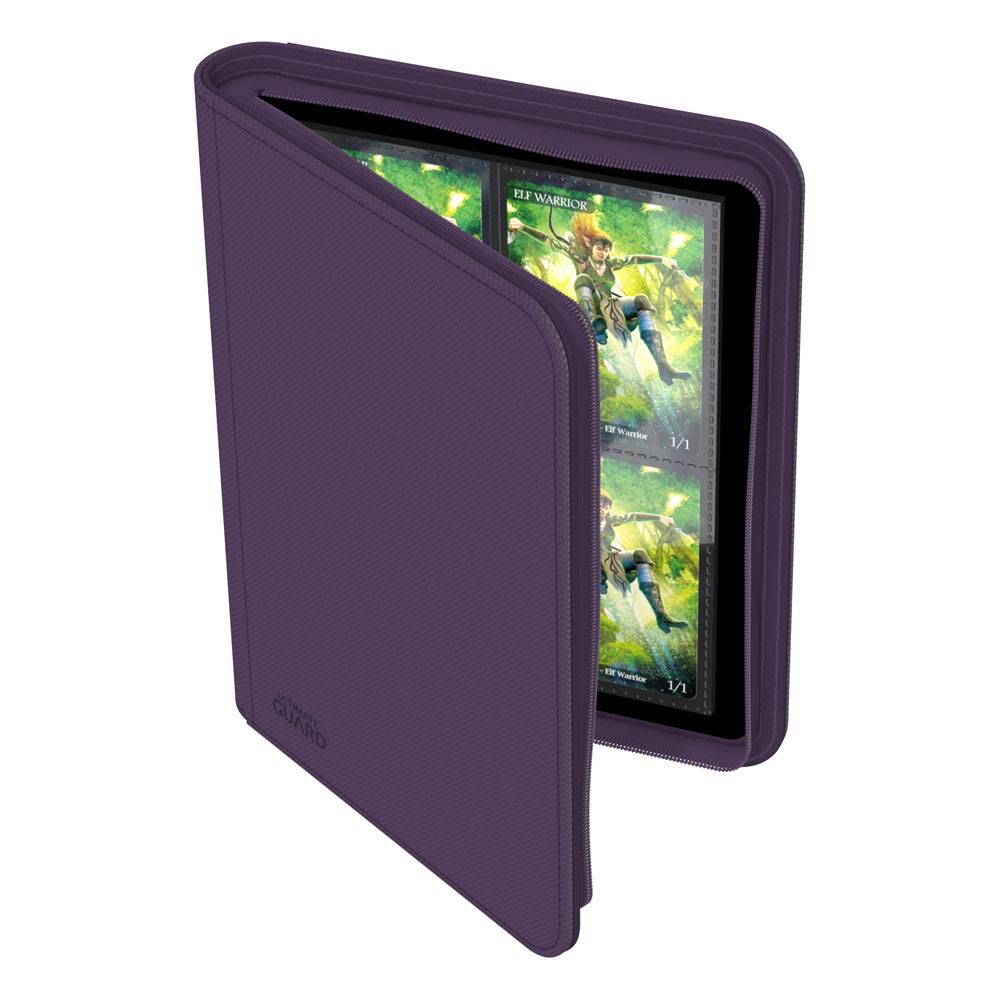 Zipfolio 160 8-Pocket Xenoskin - Purple