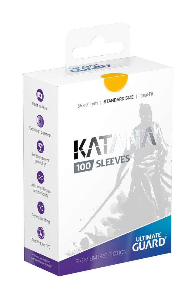 Katana Sleeves Standard Size (100) - Yellow