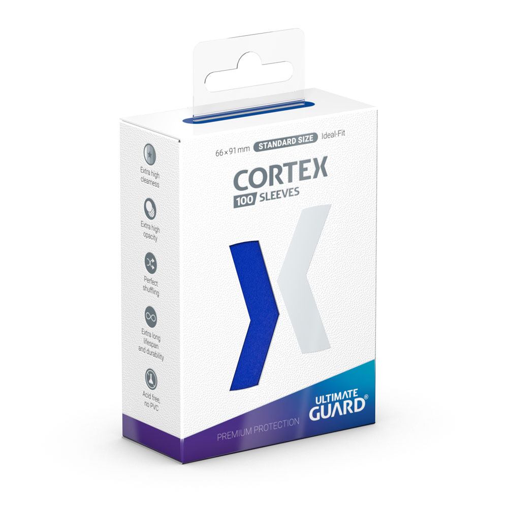 Cortex Sleeves Standard Size  (100) - Blue