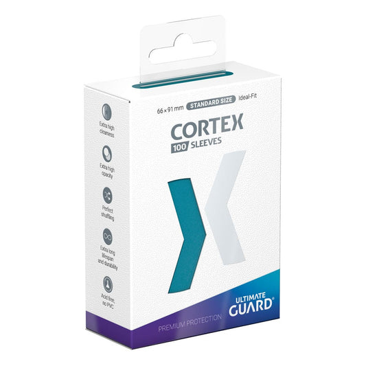 Cortex Sleeves Standard Size  (100) - Petrol