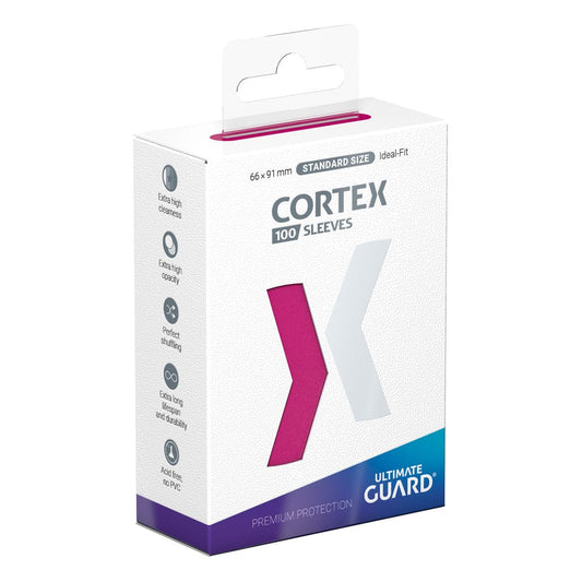Cortex Sleeves Standard Size  (100) - Pink