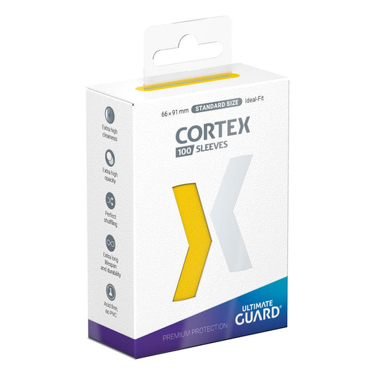Cortex Sleeves Standard Size  (100) - Yellow