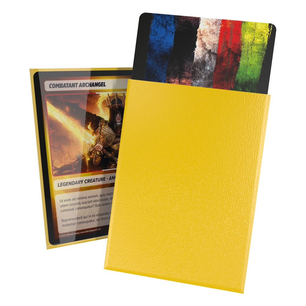 Cortex Sleeves Standard Size  (100) - Yellow