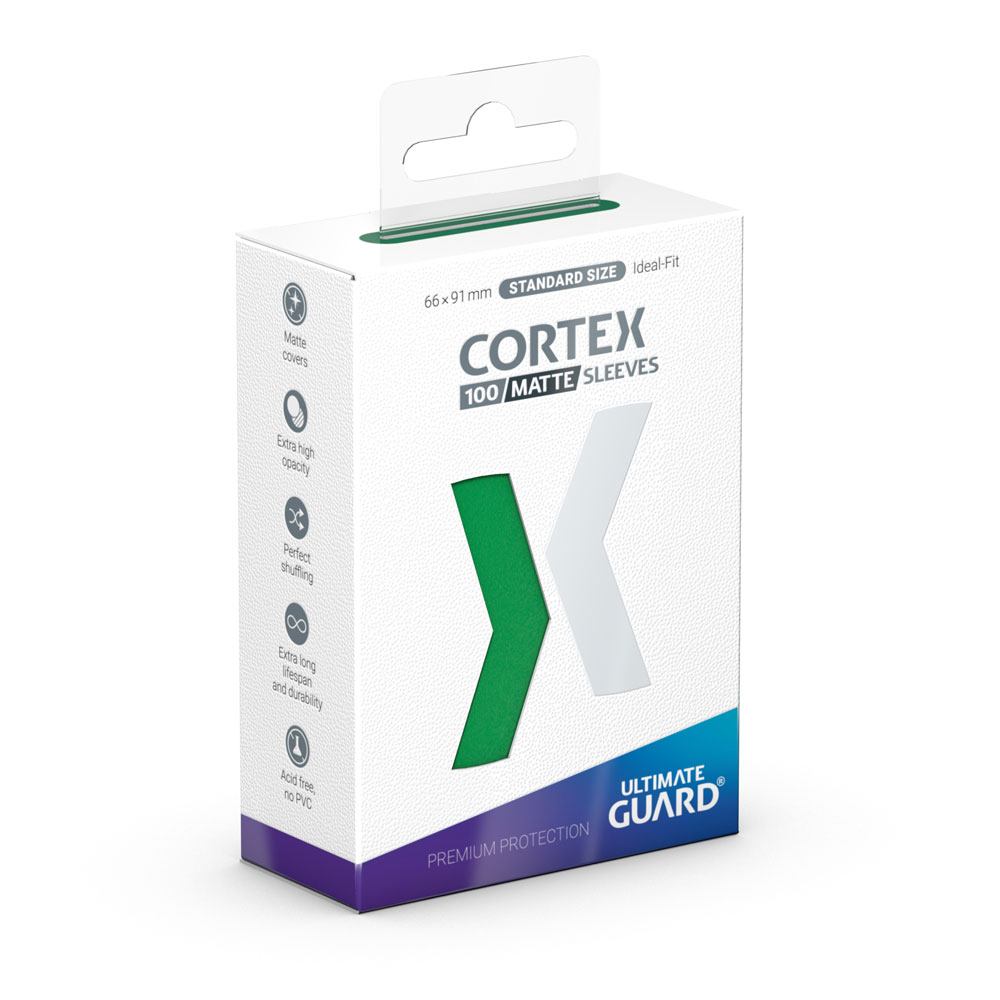 Cortex Sleeves Standard Size  (100) - Green