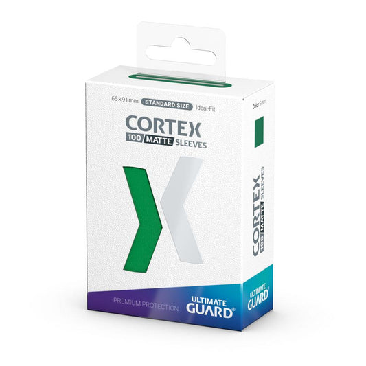 Cortex Matte Sleeves Standard Size  (100) - Green