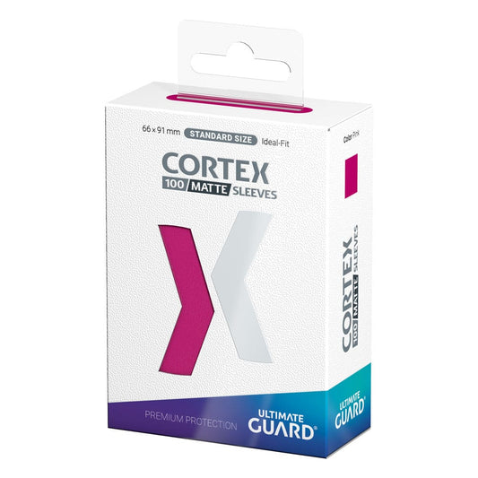 Cortex Matte Sleeves Standard Size  (100) - Pink